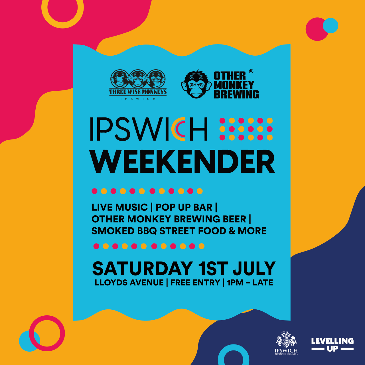 Ipswich Weekender - Three Wise Monkeys Ipswich