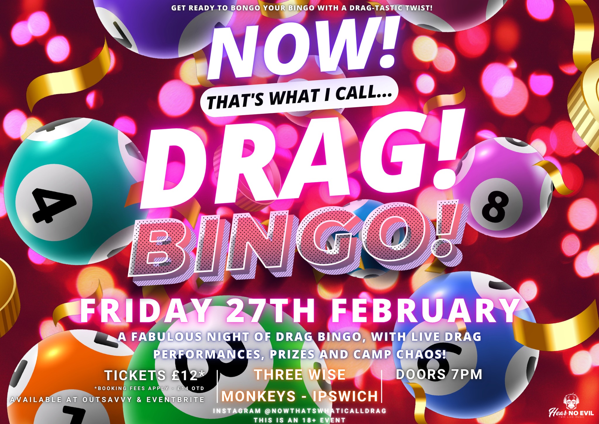 NOW! That’s What I Call…DRAG Bingo!